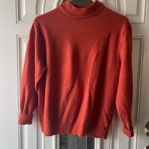 𝅺TURNBURY Orange Extra Fine Merino Wool Sweater